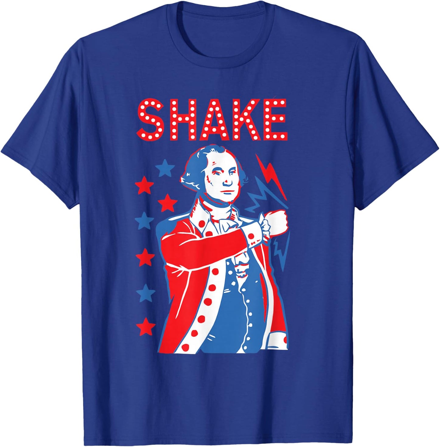 Shake & Bake Drinking American Presidents Happy 4th of July Women Men T-Shirt - T-Shirt | Royal