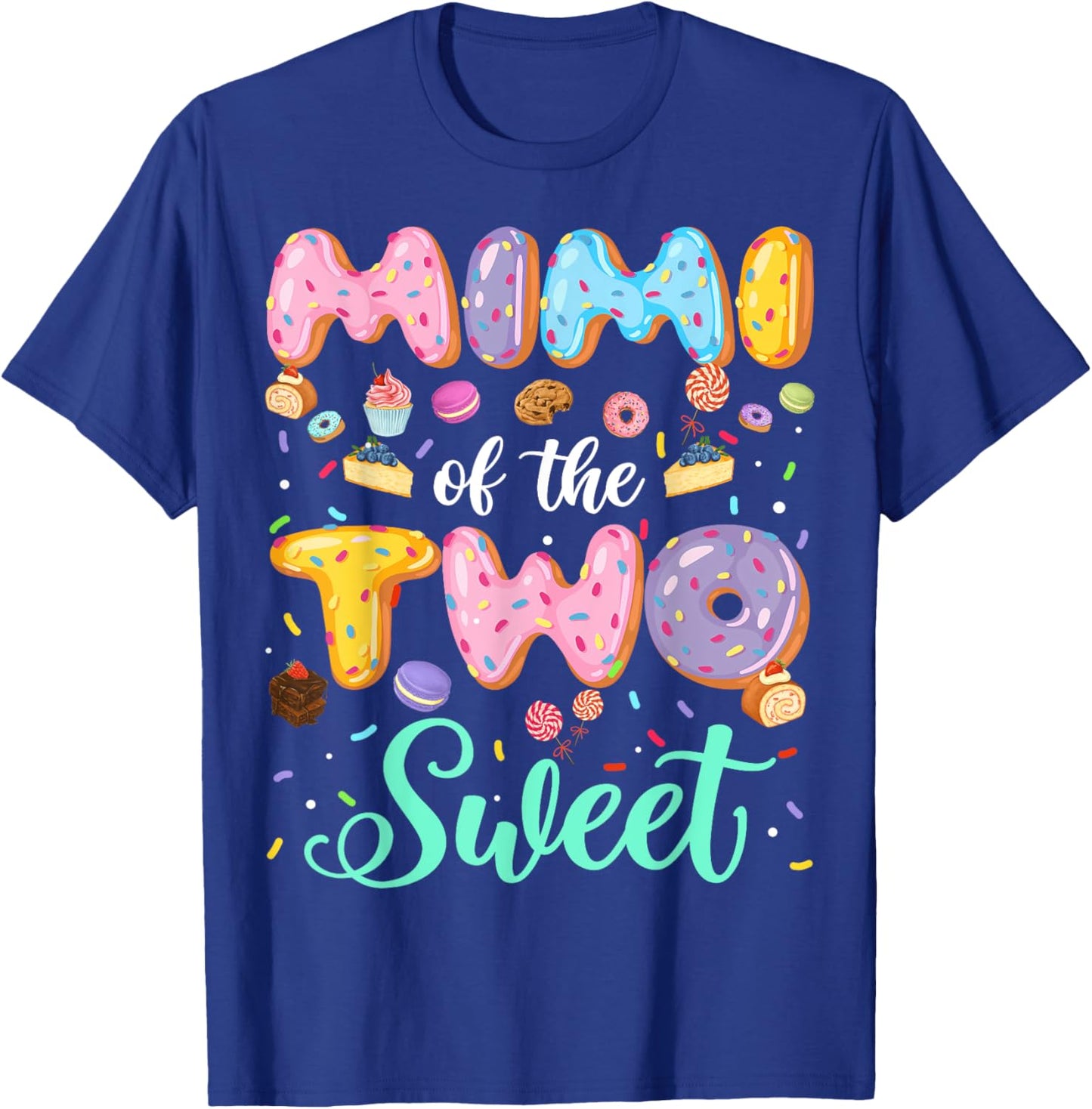 Mimi Of The Two Sweet 2Nd Birthday Girl Donut Lover T-Shirt - T-Shirt | Royal