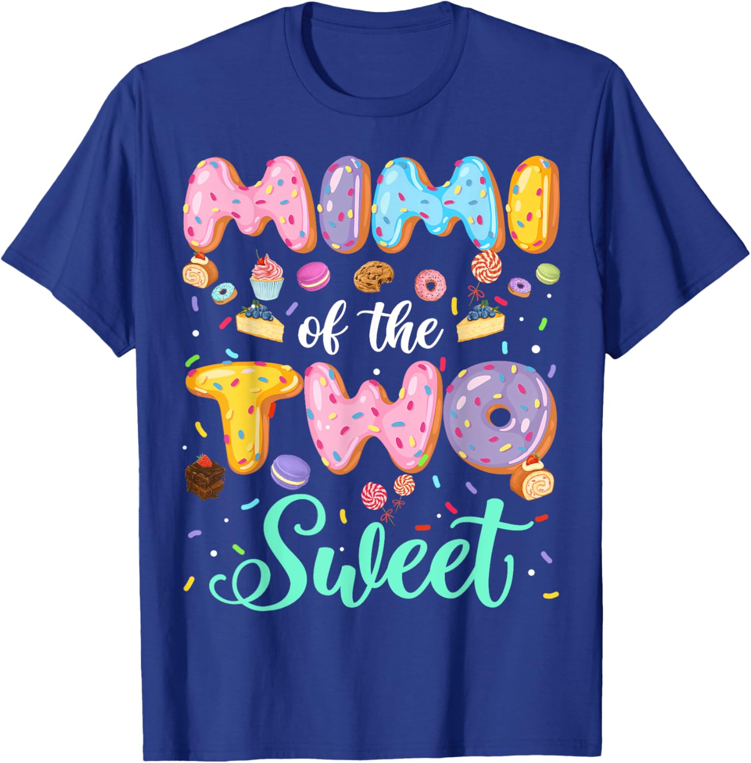 Mimi Of The Two Sweet 2Nd Birthday Girl Donut Lover T-Shirt - T-Shirt | Royal