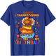 Happy Thanksgiving And Yes It's My Birthday Turkey Cute Kids T-Shirt - T-Shirt | Royal