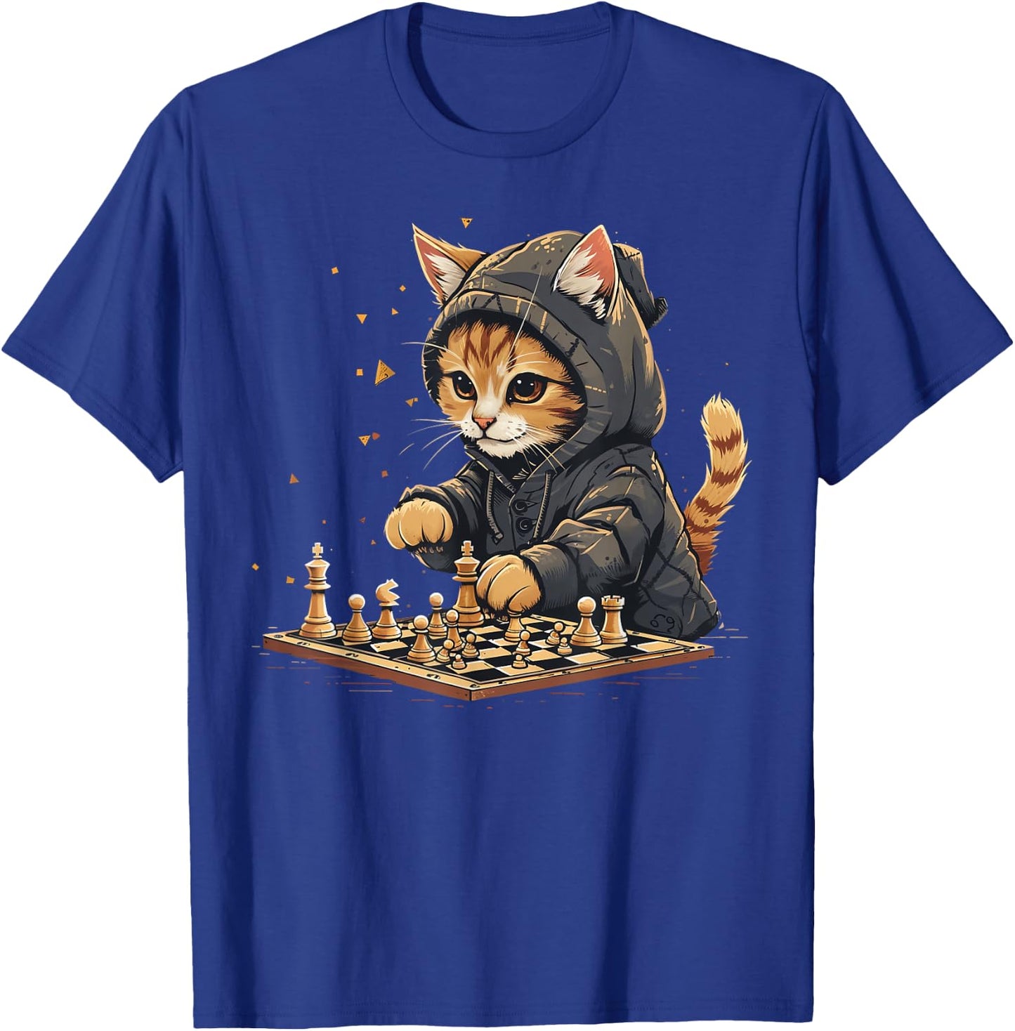 Chess , & Kids Cat Chess Player T-Shirt - T-Shirt | Royal
