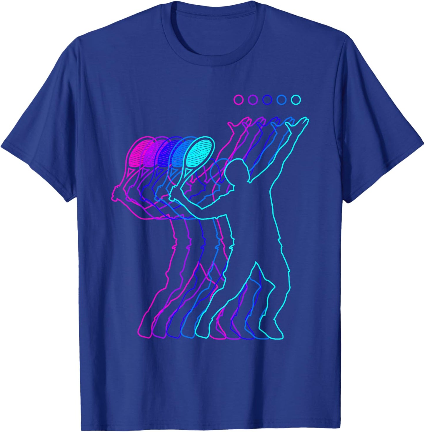 Tennis Player Gift Clothes For Boys Youth Men Kids Teens T-Shirt - T-Shirt | Royal