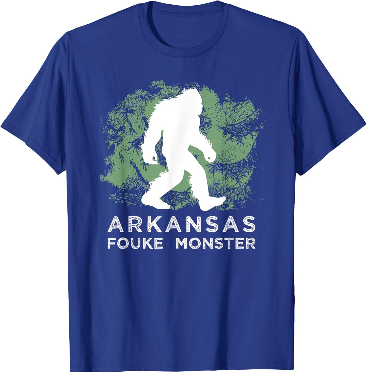 Arkansas Fouke Monster Shirt, Southern Swamp Bigfoot T-Shirt - T-Shirt | Royal