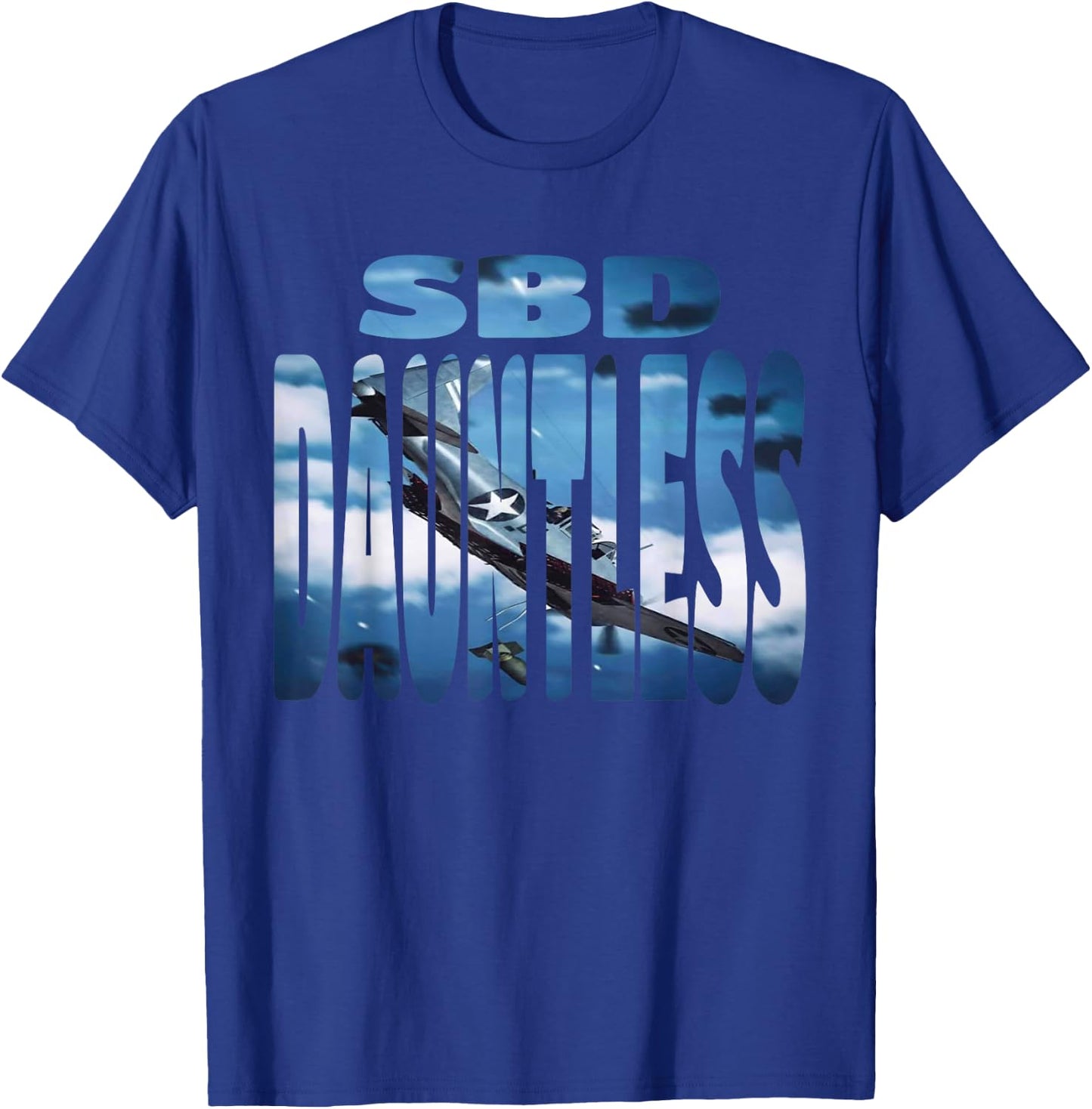 WW2 Warbirds SBD Dauntless Plane Aircraft Aviation Hobbyist T-Shirt - T-Shirt | Royal