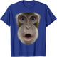 Monkey Stomach Funny Meme Ape Gorilla T-Shirt - T-Shirt | Royal
