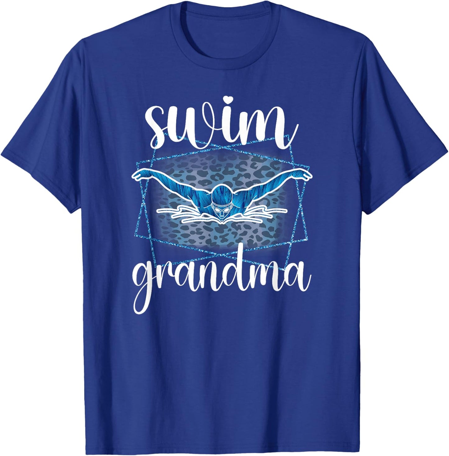Swim Grandma Proud Grandmother Of A Swimmer Grandma T-Shirt - T-Shirt | Royal