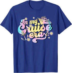 In My Cruise Era Cruising Trip Cruise Lover , Small, Black T-Shirt - T-Shirt | Royal
