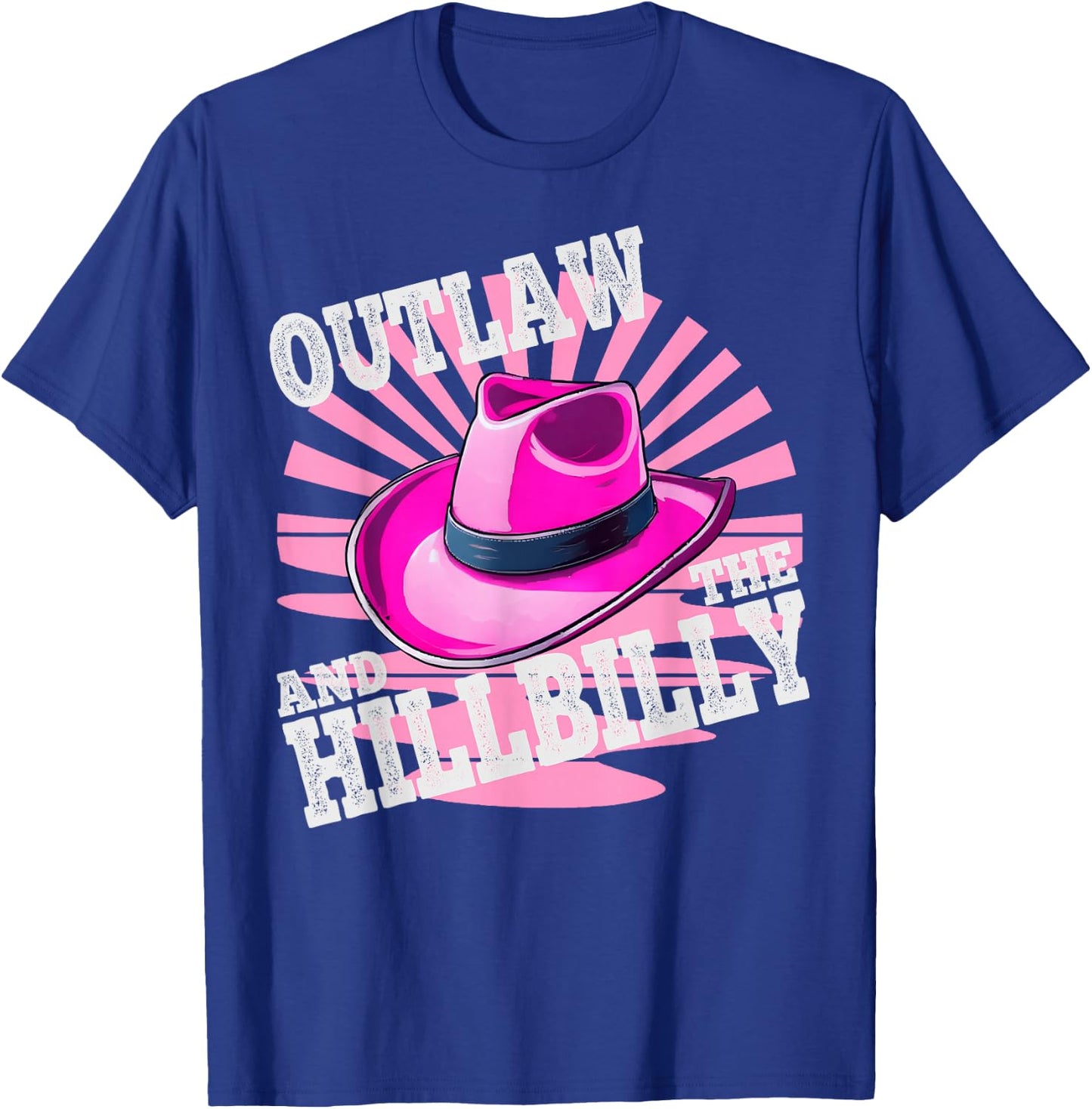 Outlaw and the Hillbilly 2024 Cowboy T-Shirt - T-Shirt | Royal