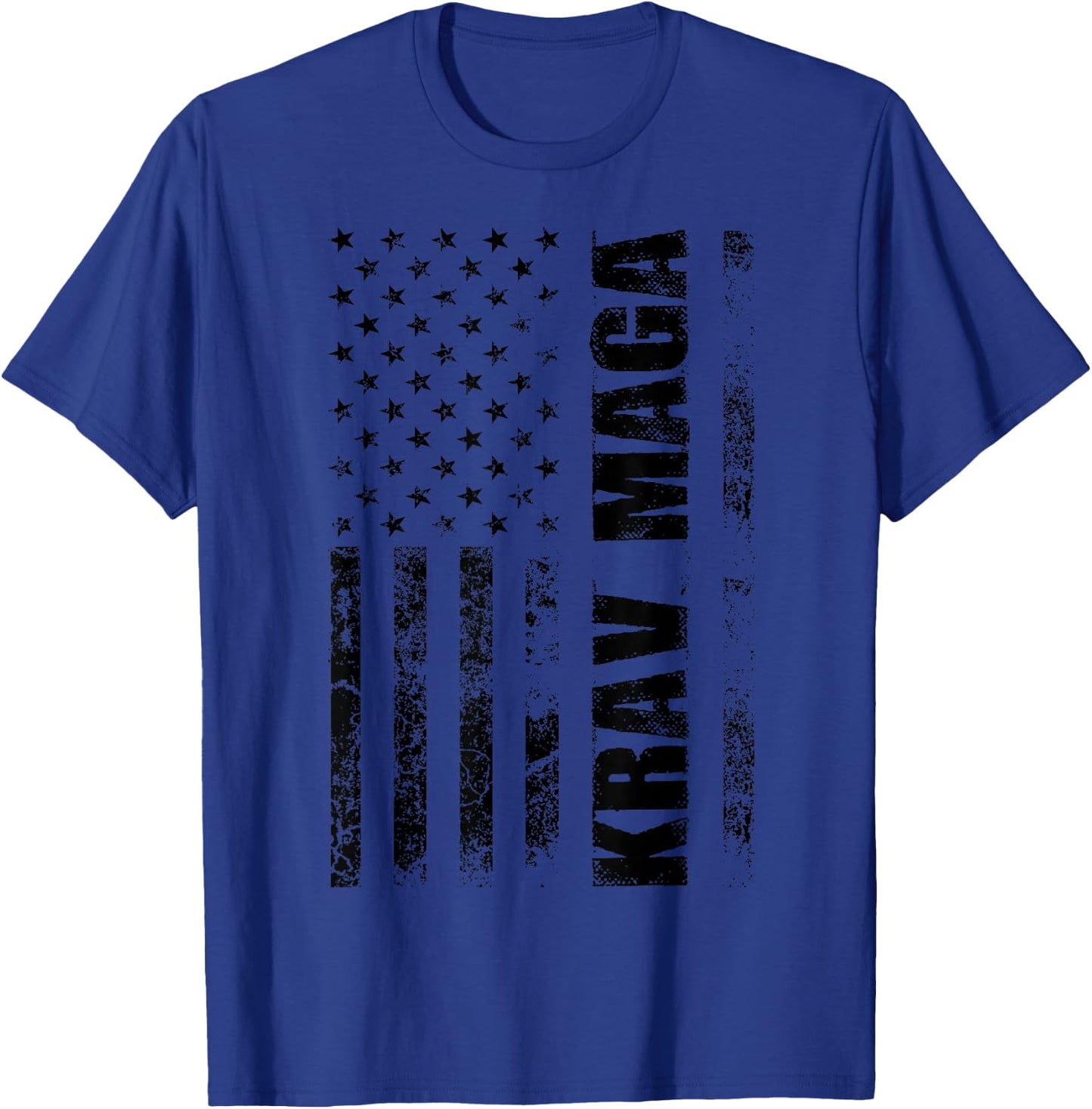 Cute Krav Maga Gift American Men Women Fighter July 4th T-Shirt - T-Shirt | Royal
