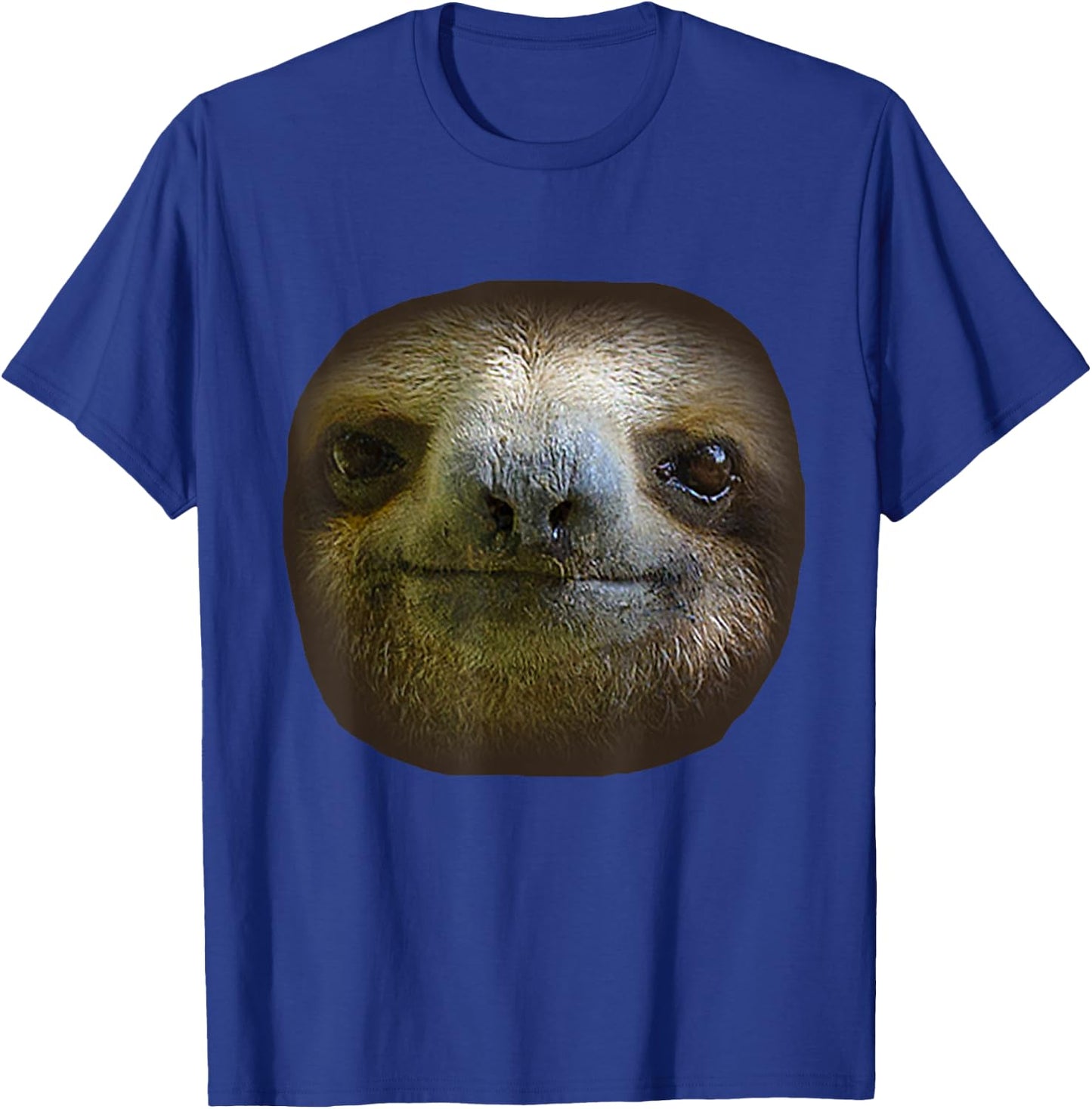 Sloth Face, Sloths Costume T-Shirt - T-Shirt | Royal