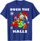 Disney Donald Duck The Halls Christmas Portrait T-Shirt - T-Shirt | Royal
