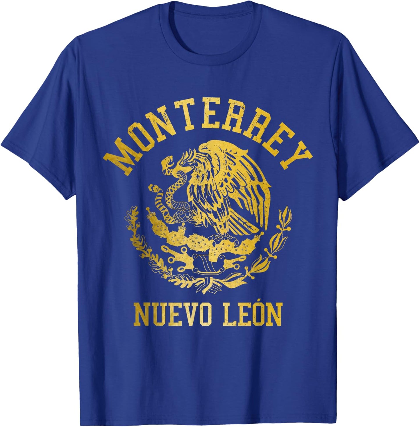 Monterrey Nuevo Leon Mexico Pride Mexican T-Shirt - T-Shirt | Royal