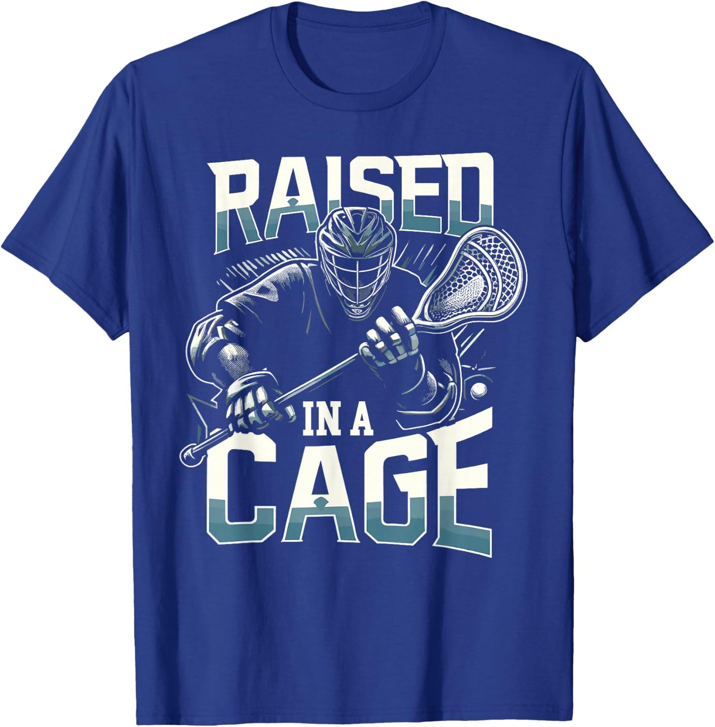 Lacrosse Player Lax Goalie Lacrosse Goalie T-Shirt - T-Shirt | Royal