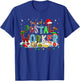 Postal Worker Xmas Leopard Plaid Santa Reindeer Elf Lover T-Shirt - T-Shirt | Royal