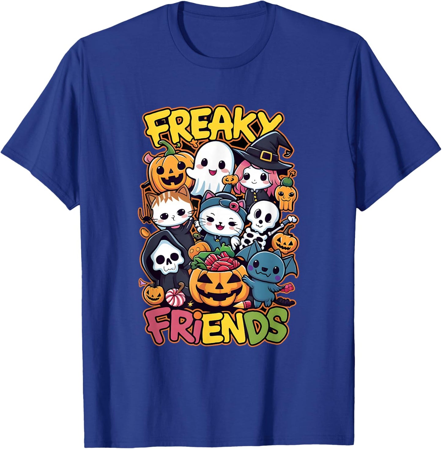 Freaky Friends for Children and Adults T-Shirt - T-Shirt | Royal