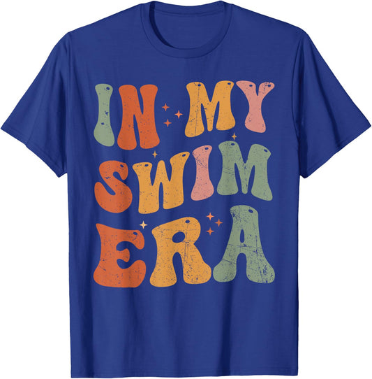 Retro In My Swim Era Swimming Swimmers Women Men Kids T-Shirt - T-Shirt | Royal