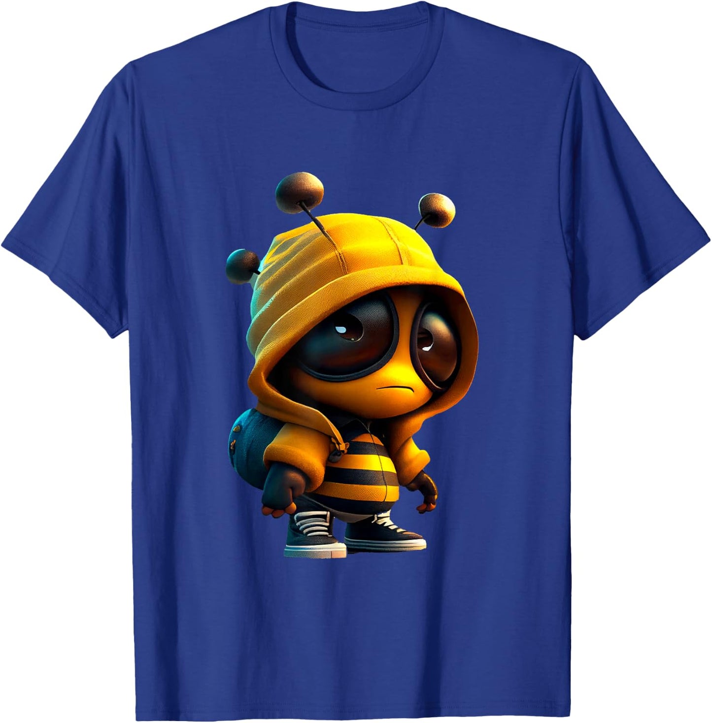 Adorable Bumblebee Character In T-Shirt - T-Shirt | Royal