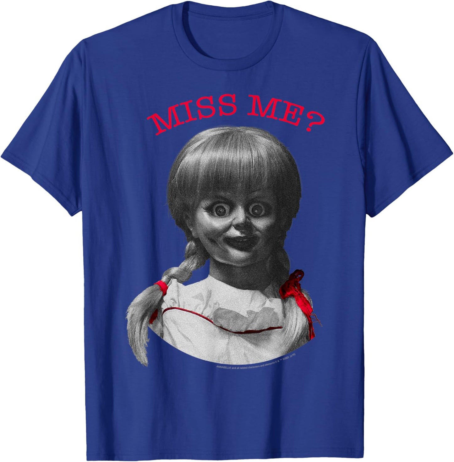 Annabelle Miss Me Portrait T-Shirt - T-Shirt | Royal