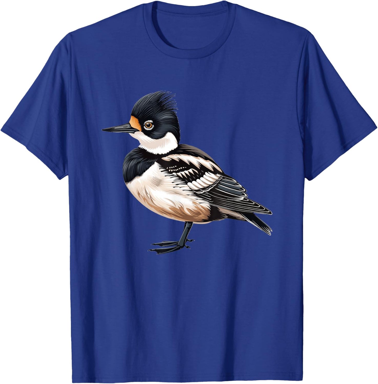 Hooded Merganser Vintage T-Shirt - T-Shirt | Royal