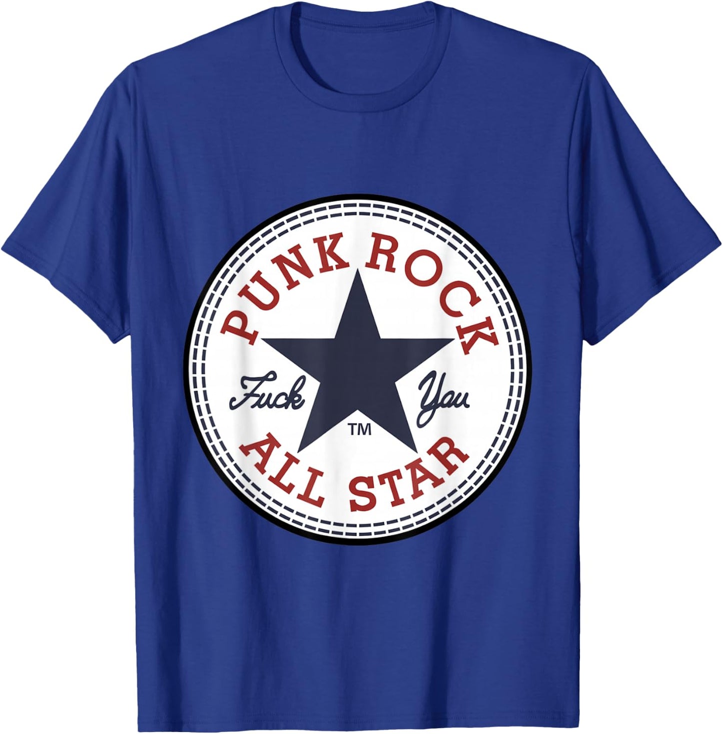 Punk Rock All Star, Punk Rock T-Shirt - T-Shirt | Royal