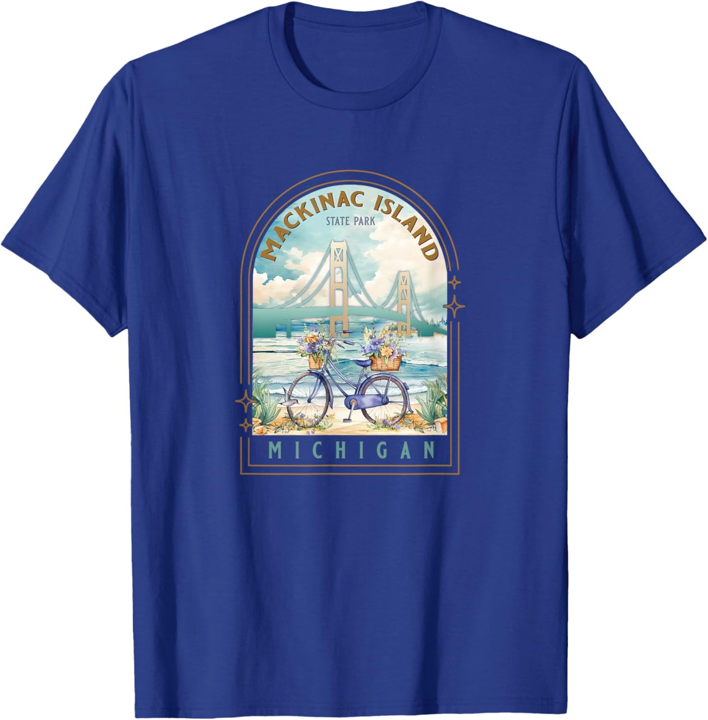 Mackinac Island State Park Michigan USA Lake Huron Souvenir T-Shirt - T-Shirt | Royal