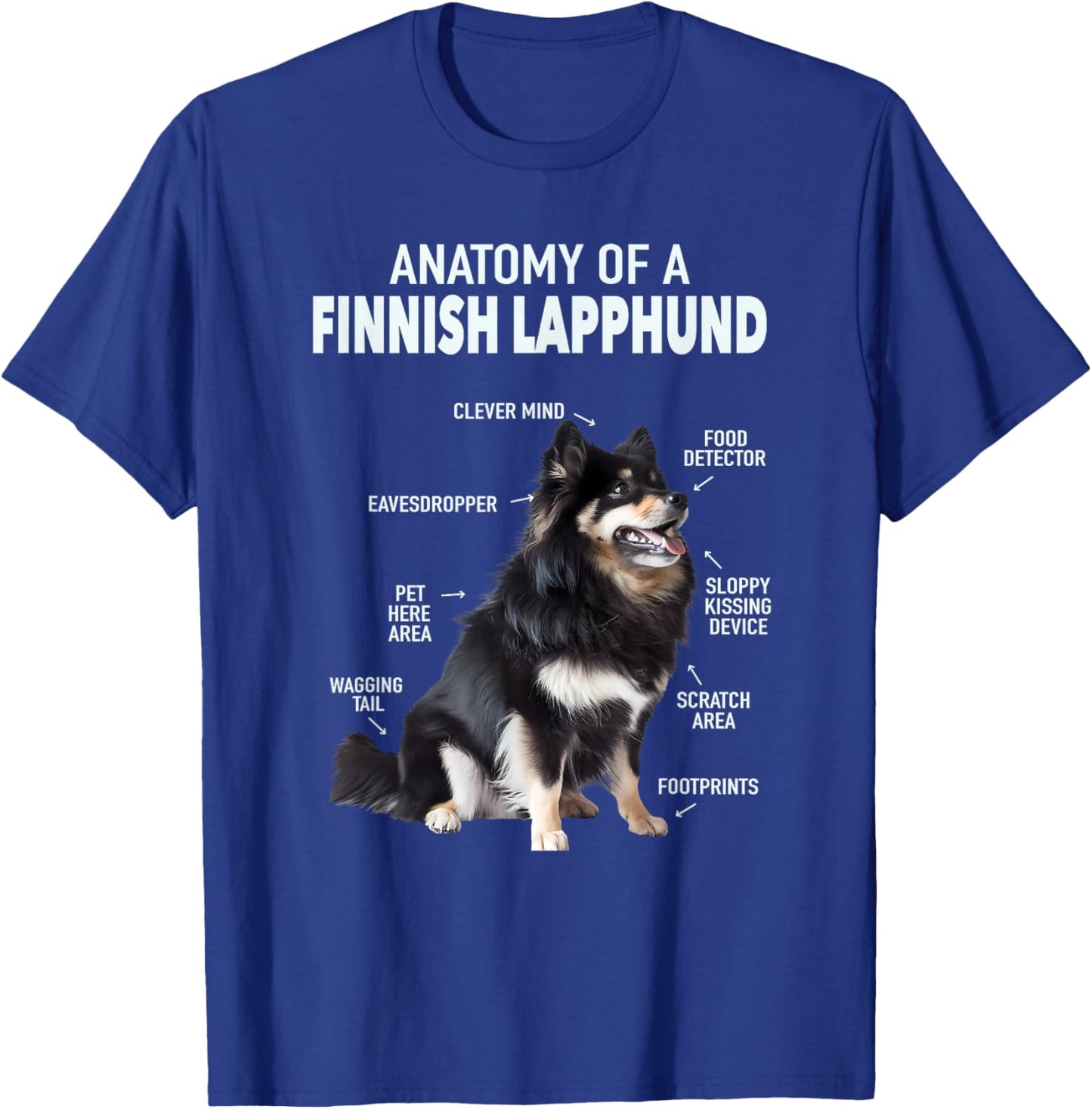 Anatomy Of A Finnish Lapphund T-Shirt - T-Shirt | Royal
