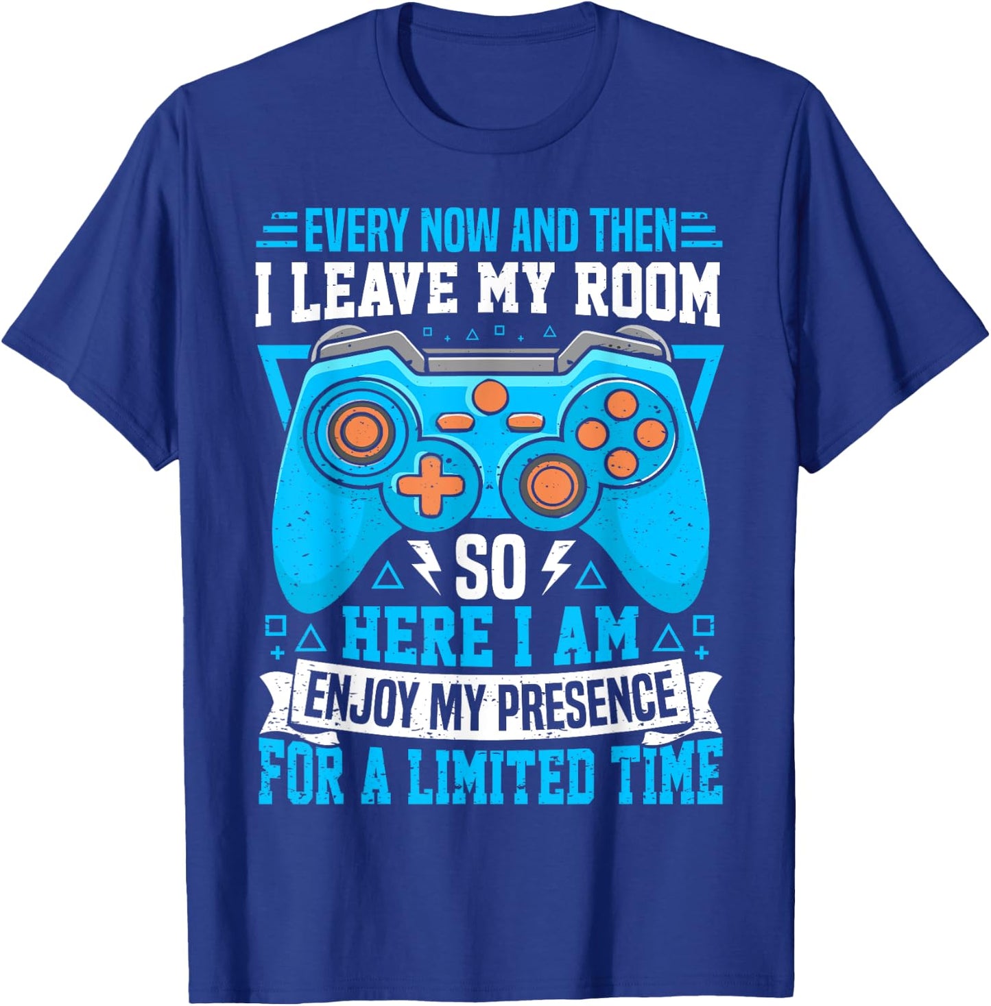 Funny Gamer Art Women Gaming Gamer Video Game T-Shirt - T-Shirt | Royal
