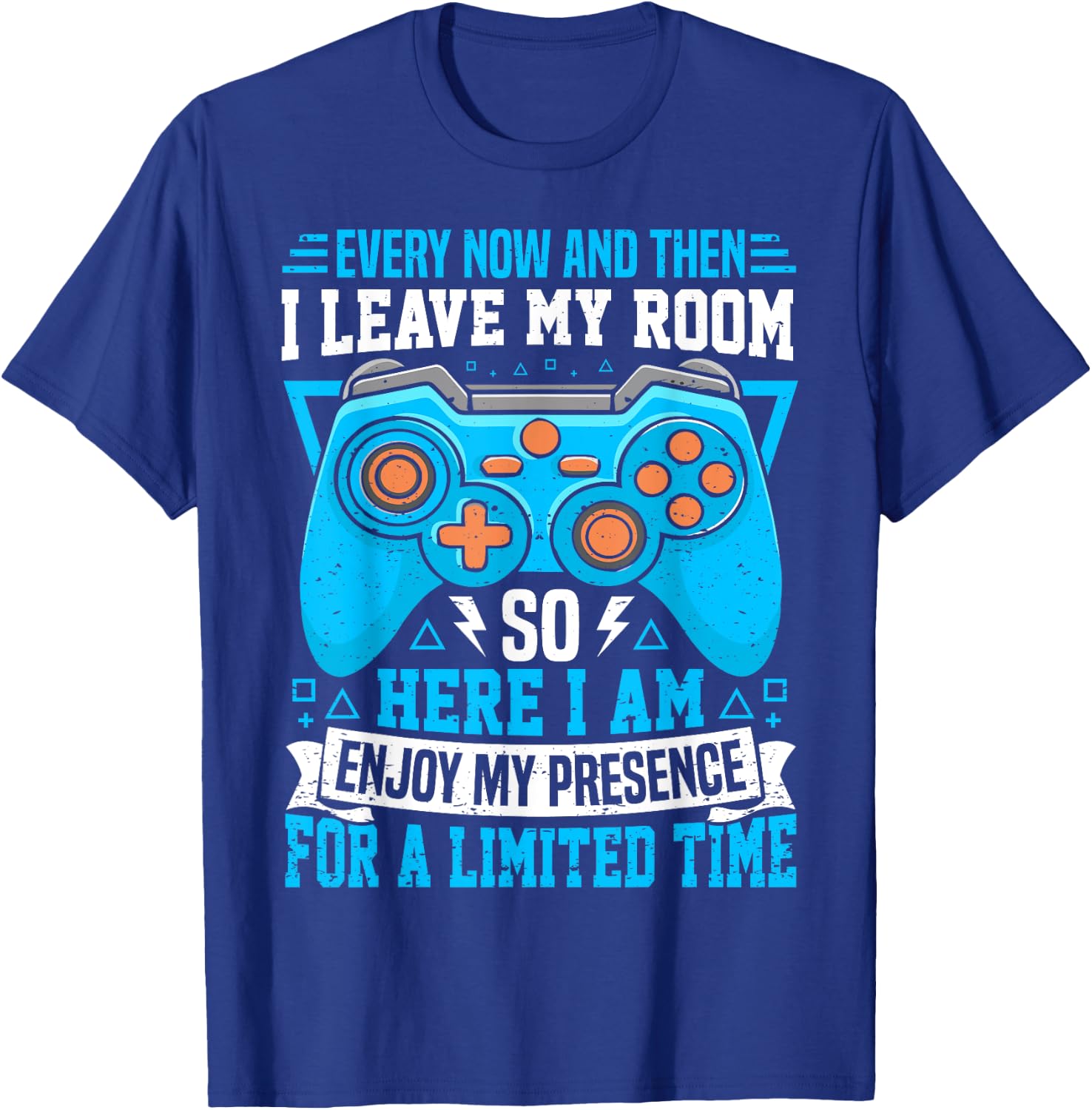 Funny Gamer Art Women Gaming Gamer Video Game T-Shirt - T-Shirt | Royal