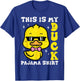 This Is My Duck Pajama Shirt Cute Women Girls Boys Kids Men T-Shirt - T-Shirt | Royal