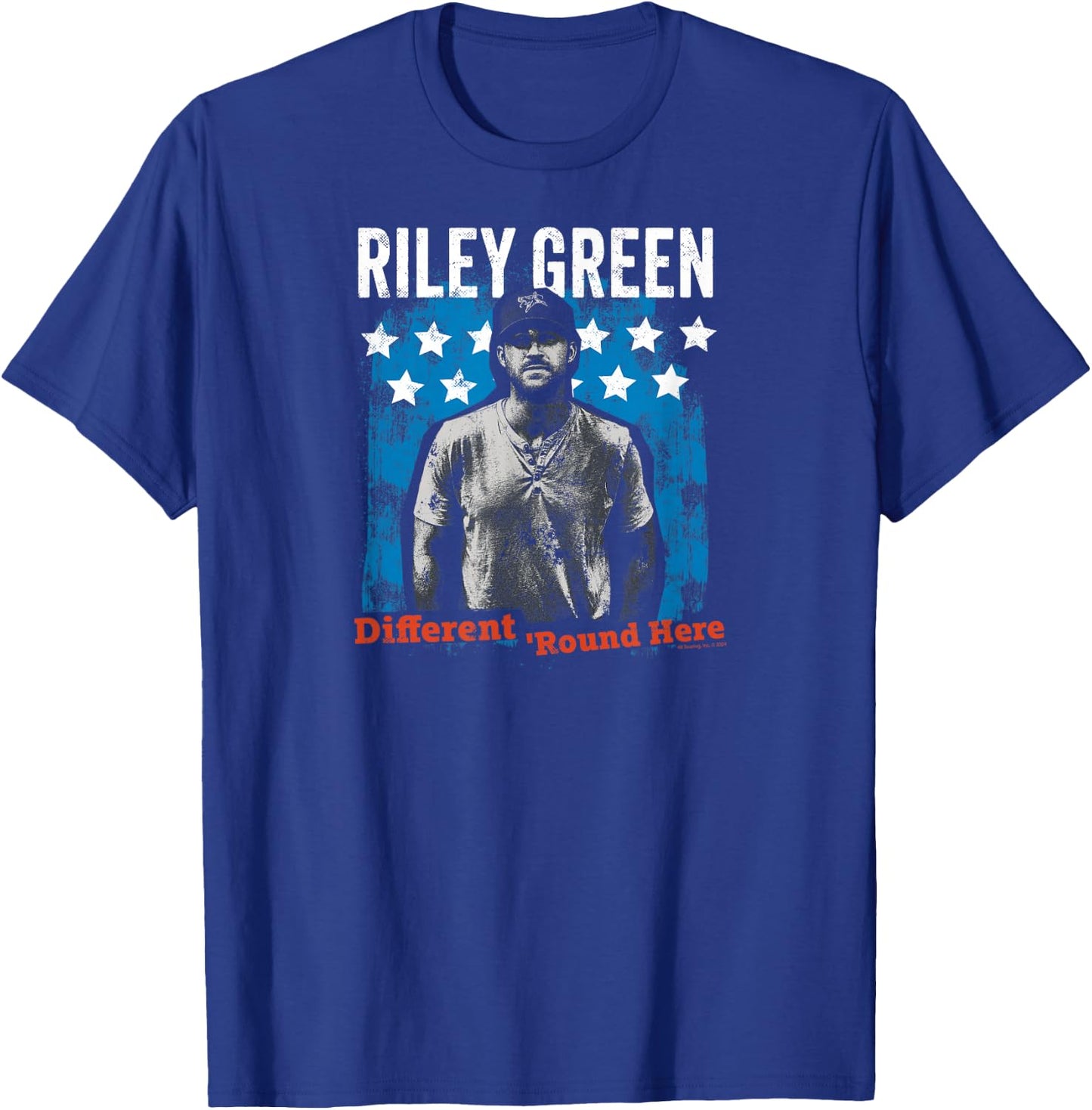 Riley Green - It's Different here T-Shirt - T-Shirt | Royal