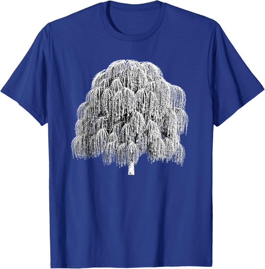 Weeping Willow Tree Arbor Day Shirts T-Shirt - T-Shirt | Royal