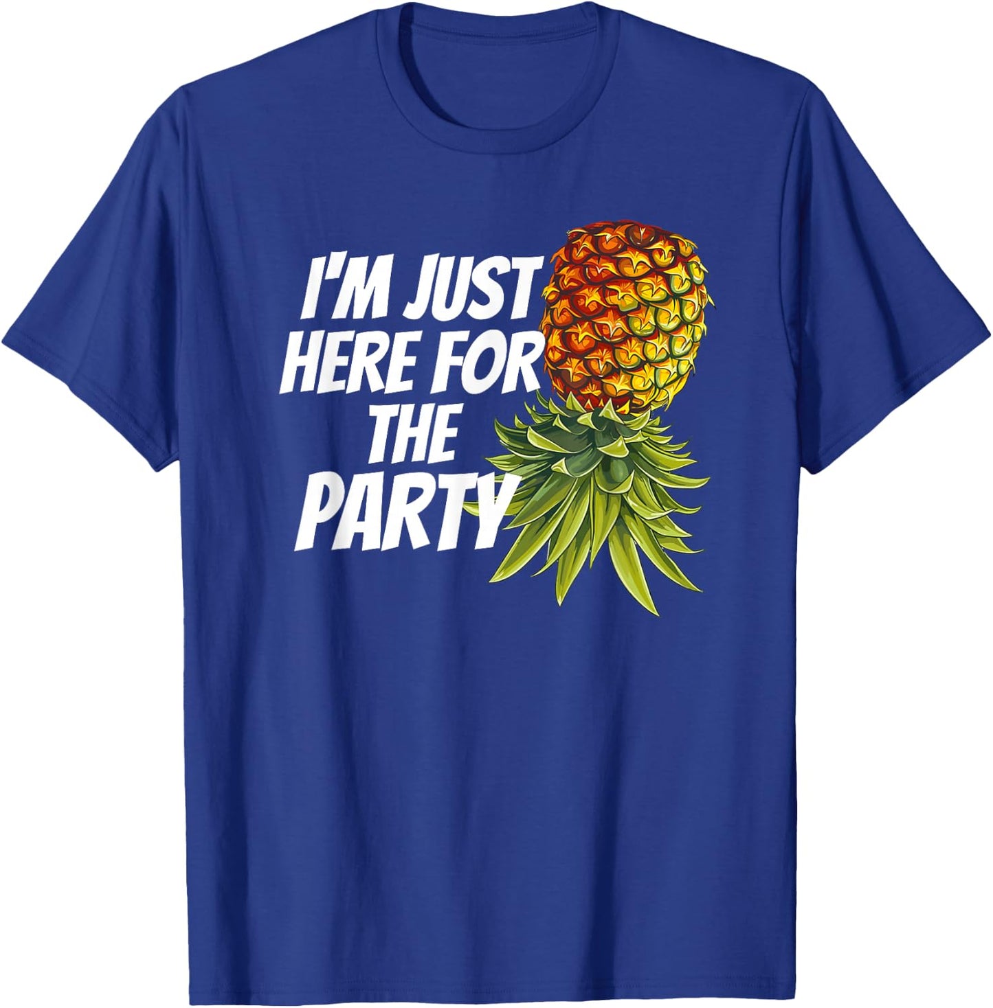 Swinger Pineapple Party Funny Bachelor Embarrassing Airport T-Shirt - T-Shirt | Royal