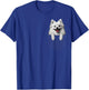 Pocket American Eskimo Dog Cute Dog Lover Owner Gift T-Shirt - T-Shirt | Royal