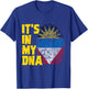 Antigua And Barbuda DNA Roots Antiguan Barbudan Flag T-Shirt - T-Shirt | Royal