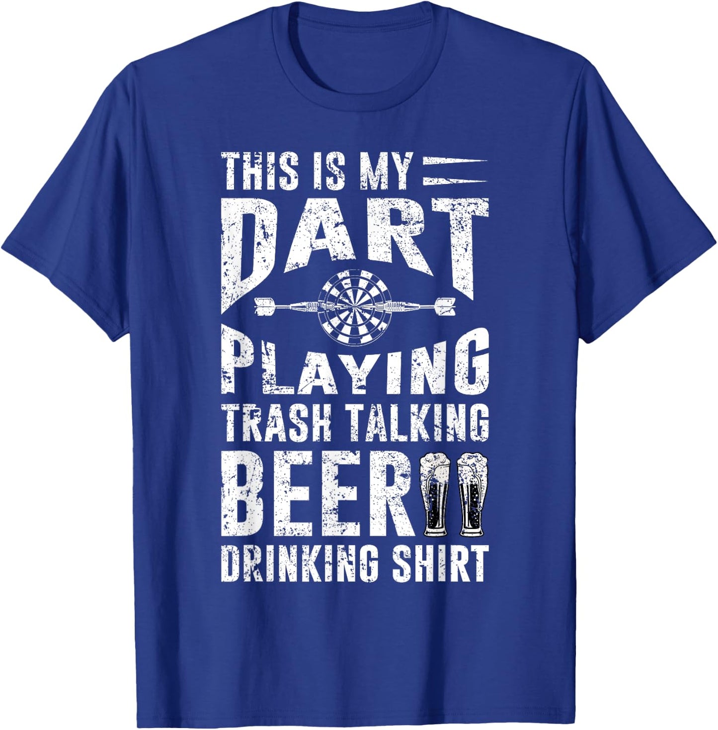 This is My Dart Playing Trash Funny Dart Lover Player Saying T-Shirt - T-Shirt | Royal