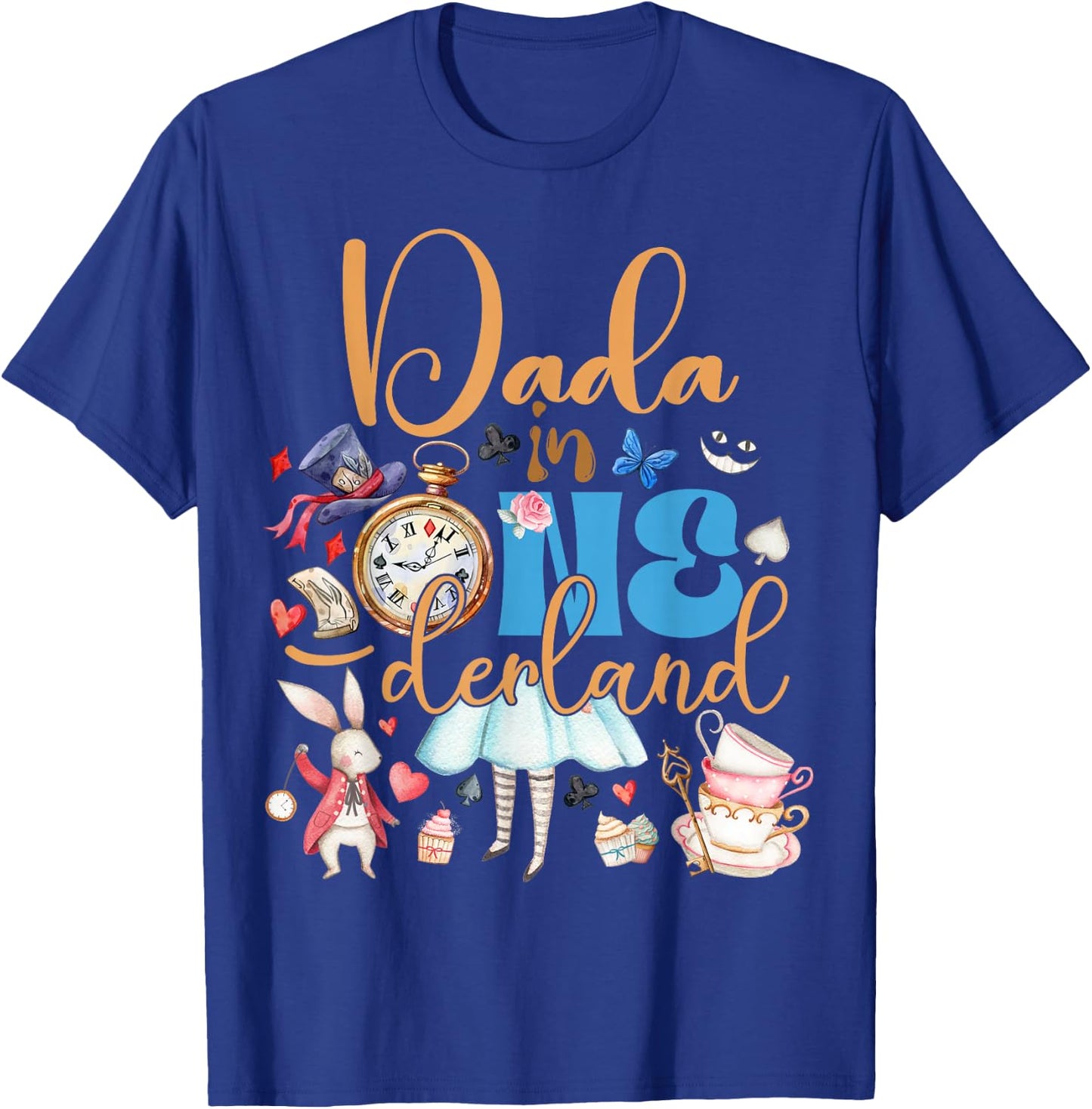 Alice Dada in ONEderland Birthday Family T-Shirt - T-Shirt | Royal