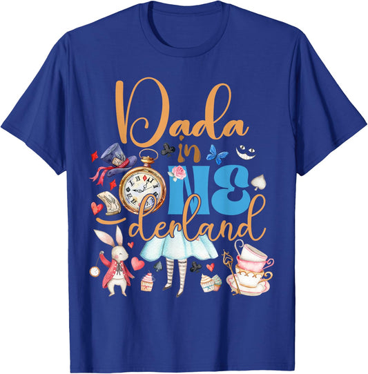Alice Dada in ONEderland Birthday Family T-Shirt - T-Shirt | Royal