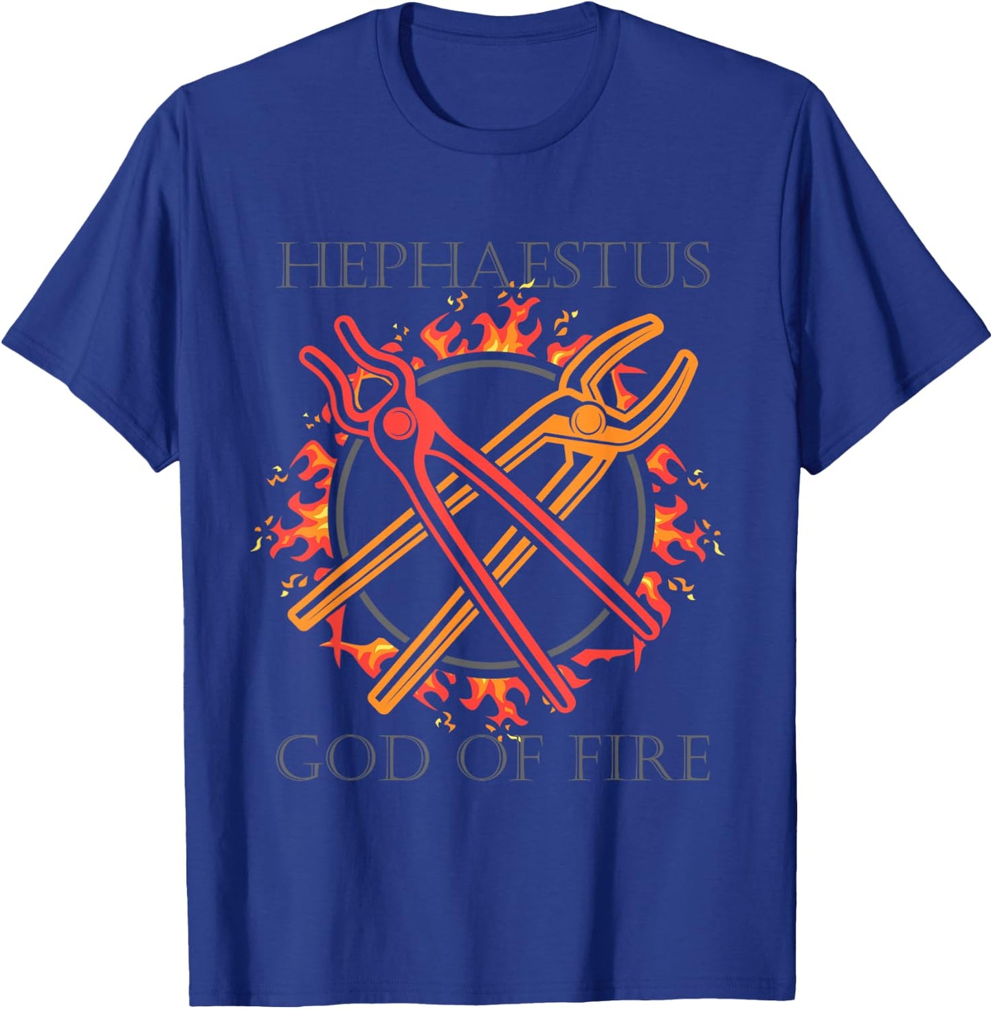 Gods of Olymp or Hephaestus God of Fire or Ancient Greek God T-Shirt - T-Shirt | Royal