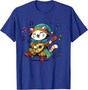 Medieval Bard Cat Women T-Shirt - T-Shirt | Royal