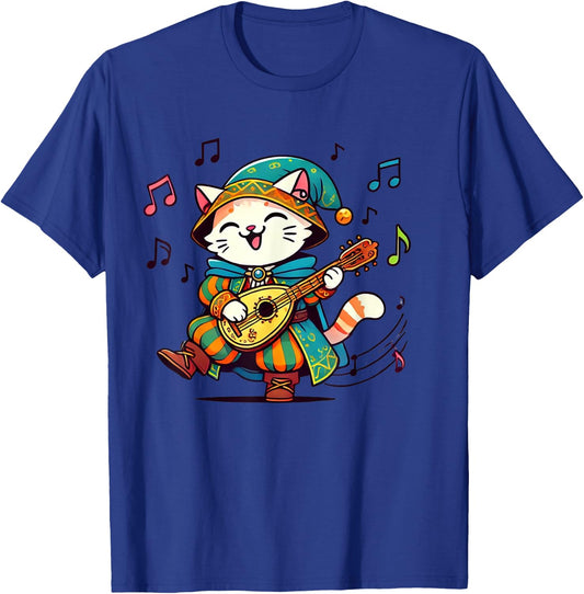 Medieval Bard Cat Women T-Shirt - T-Shirt | Royal