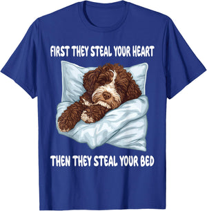 Bernedoodle Sleeping Pajamas Nightgown T-Shirt - T-Shirt | Royal