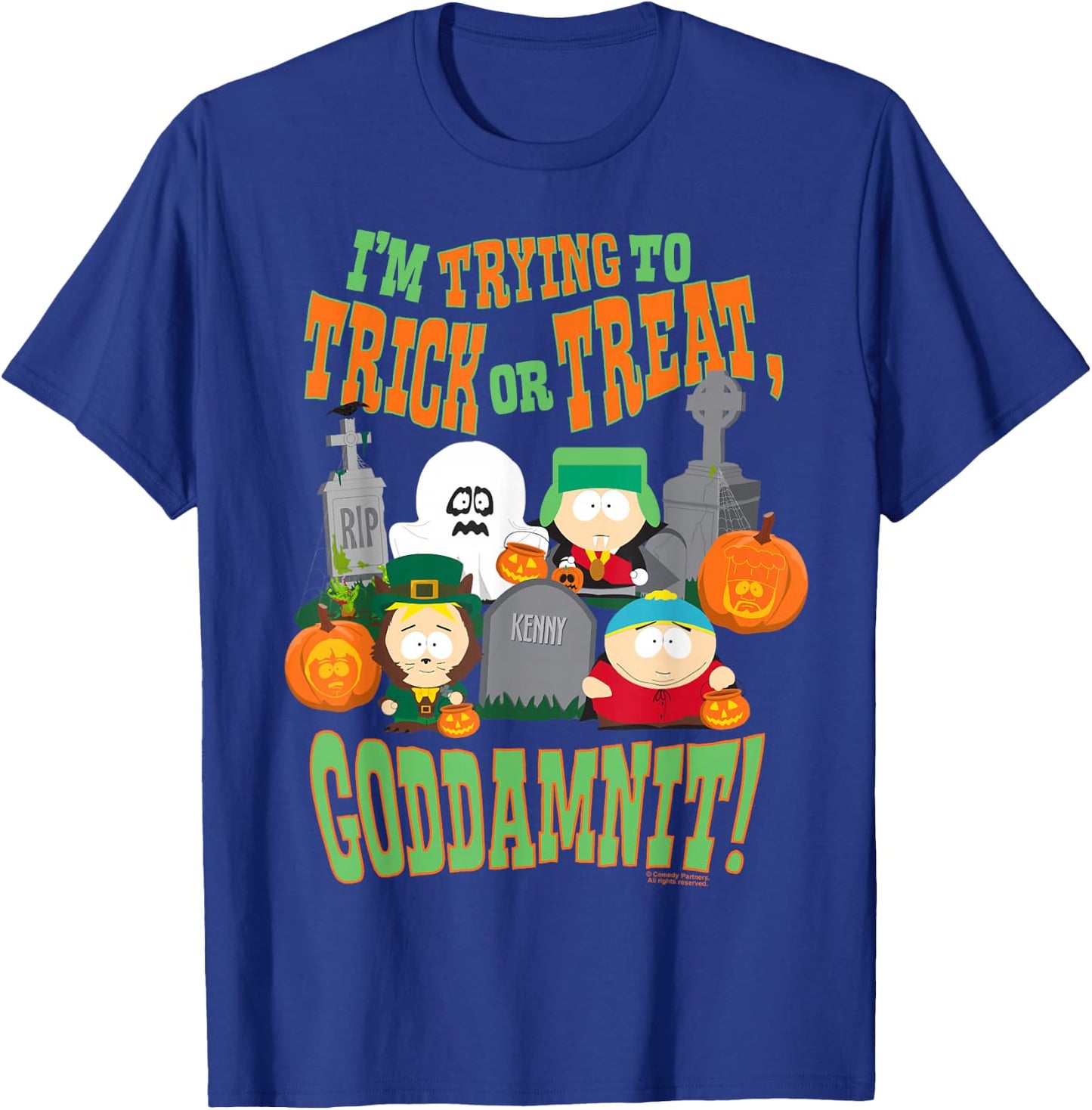 South Park Trick or Treat Crew T-Shirt - T-Shirt | Royal