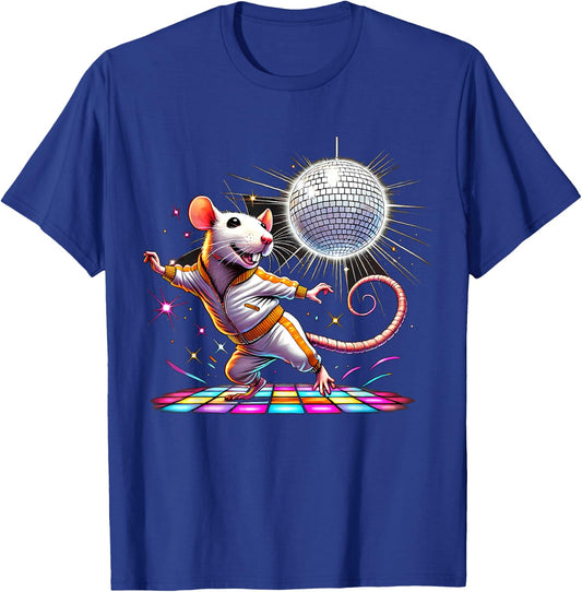 Aesthetic Rat Disco T-Shirt - T-Shirt | Royal