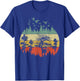 Retro Forest Wildlife Trees Outdoors Nature T-Shirt - T-Shirt | Royal