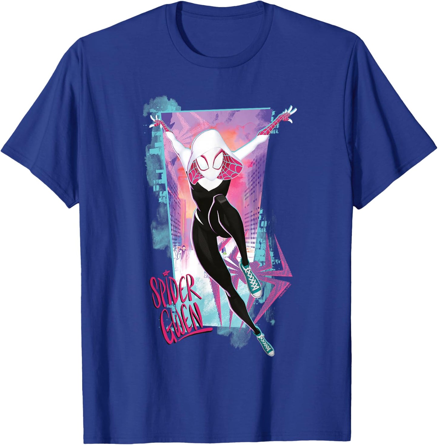 Marvel Spider-Man Across The Spider-Verse Part 1 Gwen Stacy T-Shirt - T-Shirt | Royal