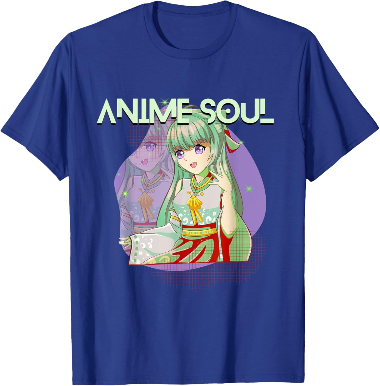 Anime Soul, Anime Girl In Kimono, Anime Fan, Anime T-Shirt - T-Shirt | Royal