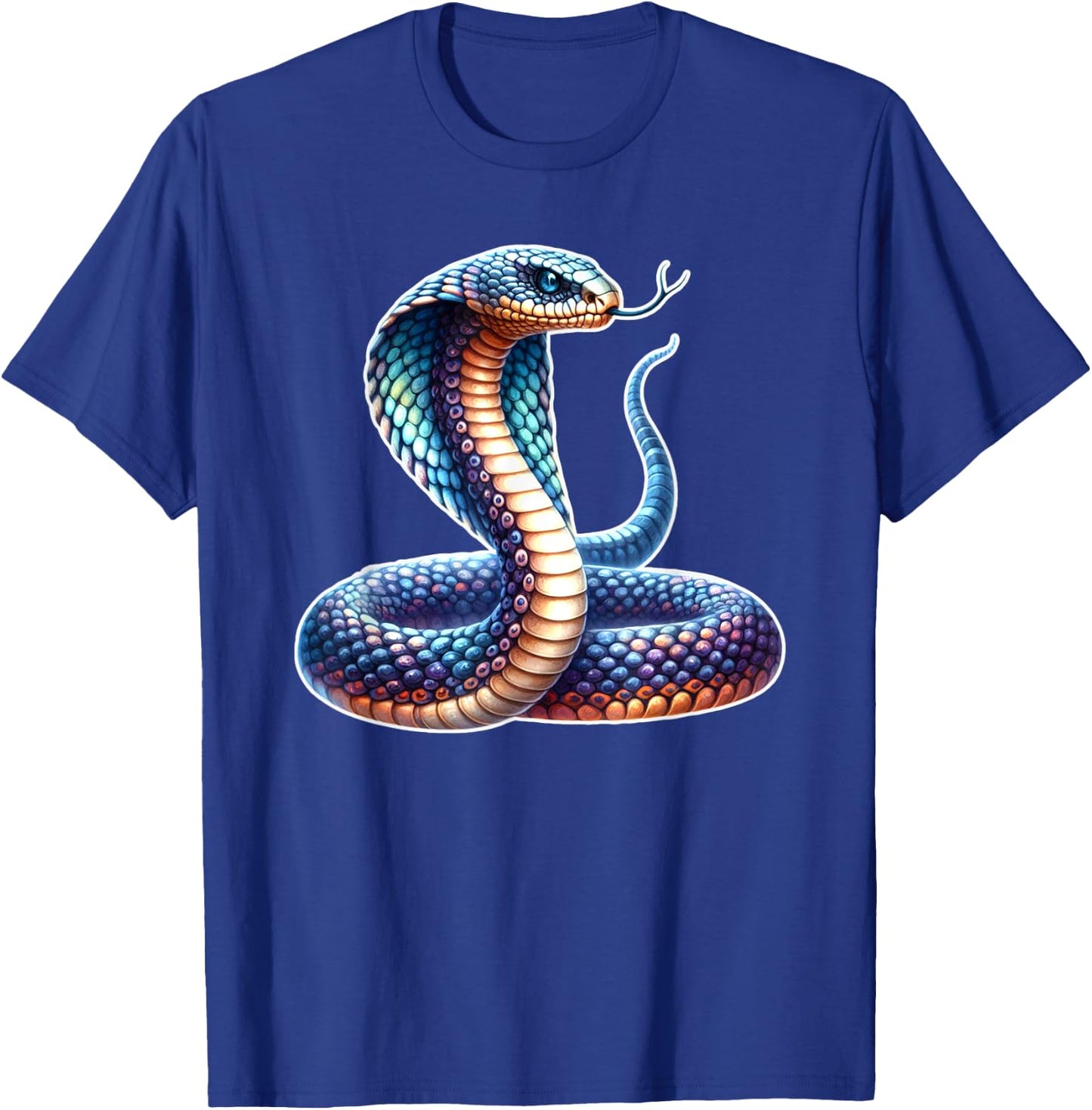 Cobra Snake Serpent x King Cobra T-Shirt - T-Shirt | Royal