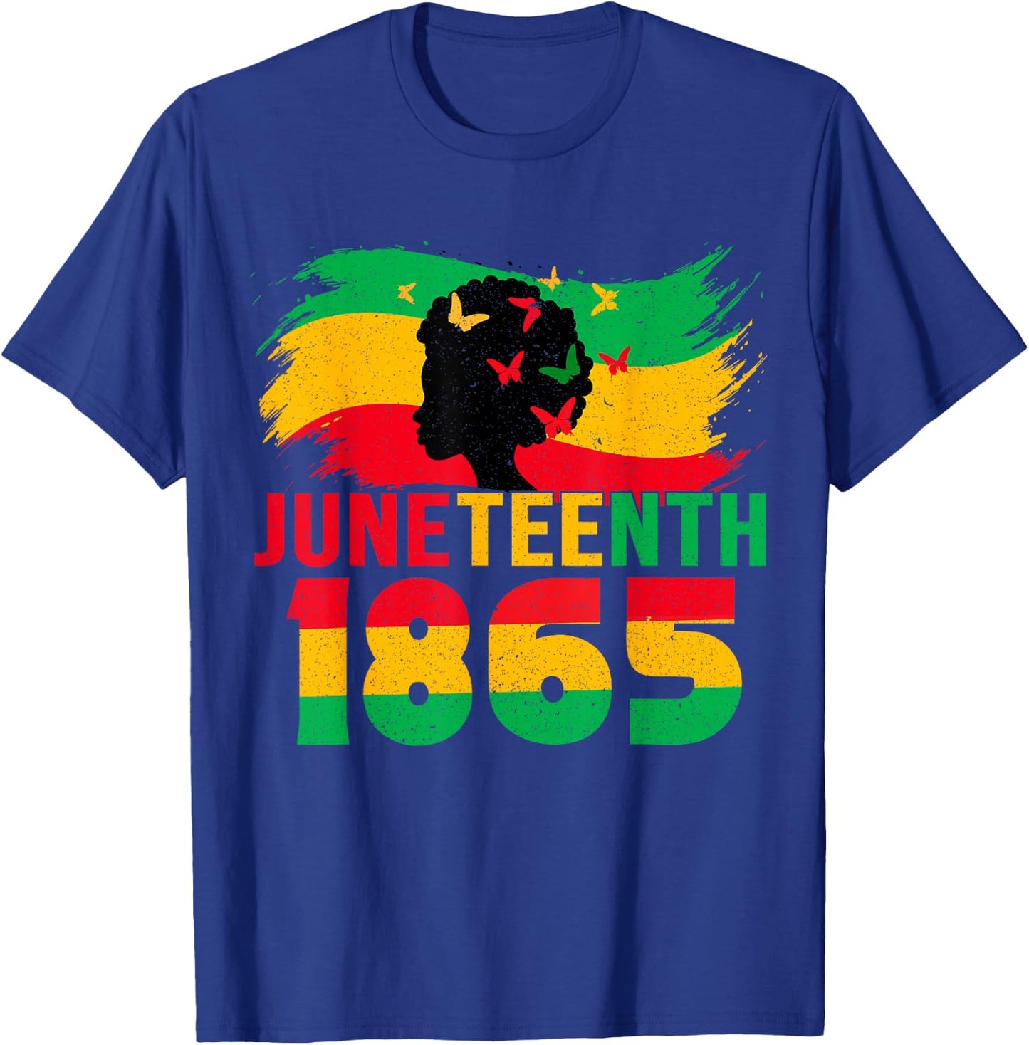 Juneteenth 1865 Celebrate Freedom Juneteenth Black Women T-Shirt - T-Shirt | Royal