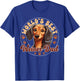 Dachshund Dog World's Best Weiner Dad Men Women Girls Kids T-Shirt - T-Shirt | Royal