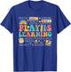 Groovy Play Is Learning Kindergarten Teacher Appreciation Men Women T-Shirt - T-Shirt | Royal